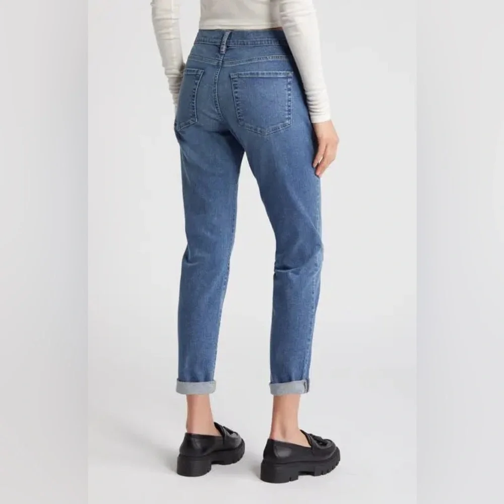 Frame Le Garçon Blue Lucerne Slim Boyfriend Ankle Jeans Clean Minimalist Size 29 - Picture 2 of 9